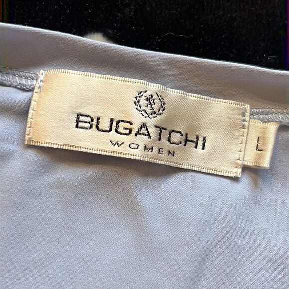 Bugatchi Light Blue Golf Shirt with Pocket - Size Large - Picture 6 of 8